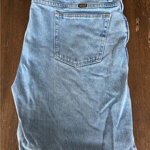 Rustler Men's Denim Blue Relaxed Jeans